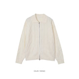 jermi two way zipper kara knit