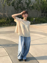 Ellie string denim pants