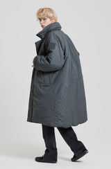 MOSS 2 HIGH-NECK HOOD PARKA [CHARCOAL] (6613808087158)