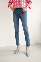 スパンストレートデニムパンツ / MALDIVES JEANS / SPAN STRAIGHT DENIM PANTS