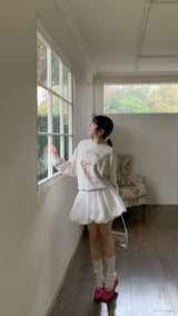 Pink Bow Sweatshirt