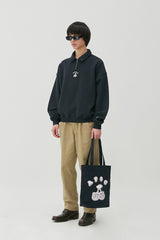 Cherry Bear Canvas Bag_Navy (6684778135670)