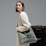 スラブバイオ ウォッシングキャンバスバッグ/SLUB BIO-WASHING CANVAS BAG-KHAKI