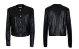 FAUX LEATHER NON COLLAR JACKET (6679784652918)