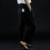 ワンタックワイドフィットパンツ/ONE TUCK WIDE FIT PANTS-BLACK
