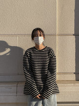 Smith Heavy Border Over Knit (3color) (6624404635766)