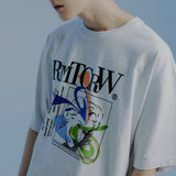 ギャラリープリンティングTシャツ / GALLERY PRINTING TEE SHIRT_LIGHT GREY