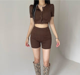 Jetty Soft V-Neck Two Piece Set