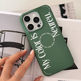 マイカラーケース / My Color Case (Green Slim Hard)