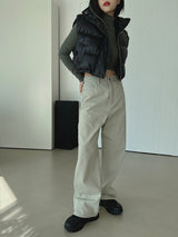 クロップパディドベスト/Crop Padded Best (4color)