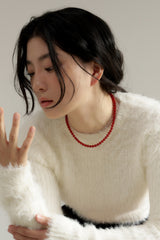 red onyx necklace