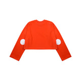[UNISEX] Oversized Heat Technical Pullover (Orange) (6656120291446)