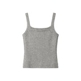 KNIT SLEEVELESS (GREY)