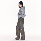 アヴリルツイードワイドロングパンツ/AVRIL TWEED WIDE LONG PANTS (BLUE)