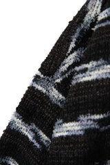 ルブルイヤールウールカラーカーディガンシャツ/Le brouillard Wool collar cardigan shirt S113 Black