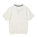 Bariloche Contrasting Ribbed Half Knit_Ivory