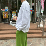 オッド起毛ストリングワイドパンツ（4色）
