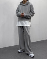 オールインワンクロップドフーディ/FL All-in-One Cropped Hoodie (4 colors)