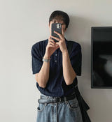 rown detail collar knit