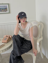 シュガークロップTシャツ / Sugar crop T-shirt (4color)