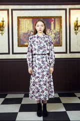 flower v neck blouse (6651912552566)