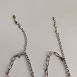 レタリングハートウェイネックレス/jhi Lettering Heart Two Way Necklace