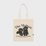 マルチーズシルエットエコバッグ / Maltese silhouette ecobag
