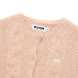 CHERRY MOHAIR KNIT CARDIGAN [LIGHT PINK]