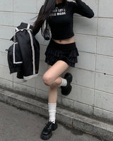 ベルベットカンカンスカートパンツ
