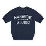 カレッジロゴハーフニット / COLLEGE LOGO HALF KNIT
