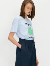 Berry logo tee - Sky blue (6699100012662)