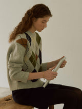 Wool jacquard knit (6653802315894)