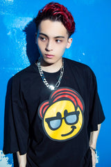 Novel Core × Emergenci コラボレーション l Tシャツ（ブラック） (4533737259126)