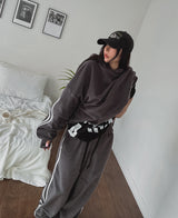 (UNISEX) ドスフリースストリングフード