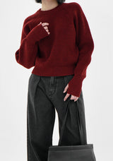 ウォーマーレグランニット / Warmer Leglan Knit (4color)