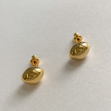 Bean Earring_18k Gold Plating
