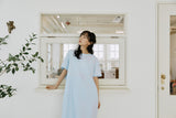 レイヤードリボンワンピース / layered ribbon onepiece sky blue