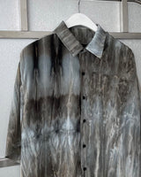 EV クラックタイダイ半袖シャツ / EV Crack Tie Die Short-Sleeved Shirt (2 colors)