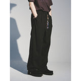 マティックスリラックスベルトパンツ / MATIX RELAXED BELTED PANTS_BK