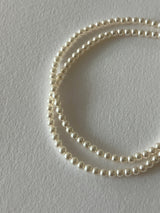 [92.5silver] swirl pearl necklace_3mm