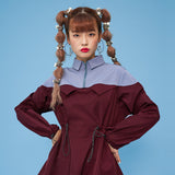 Trench One-piece [Wine Red] (6592084082806)