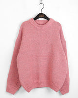 Sentom Round Long-Sleeved Knit