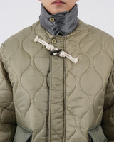 リィドゥズカラーネックキルティングダッフルジャケット/liddes collar-neck quilting duffle jacket 2color