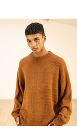 ウールソフトモヘアオーバーサイズニット/WOOL SOFT MOHAIR OVERSIZED KNIT