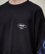 稲妻袖プリントトレーナー / LIGHTNING SLEEVE SWEATSHIRT (4580956602486)