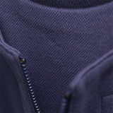 ハーフジップレイヤードスウェットシャツ / HALF ZIP LAYERD SWEATSHIRTS-SHADOW NAVY