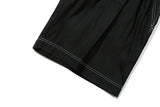 ダブルストリングハーフパンツ / DOUBLE STRING HALF PANTS_BLACK