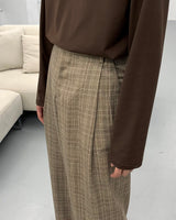 ミダスチェックワイドスラックス / Midas Check Wide Slacks (2 colors)