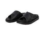 OFFICE SLIDE LEATHER BLACK 547