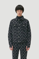 FLIP Denim Trucker Jacket_Black (6684850225270)